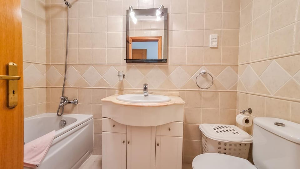 Bathroom, Living room