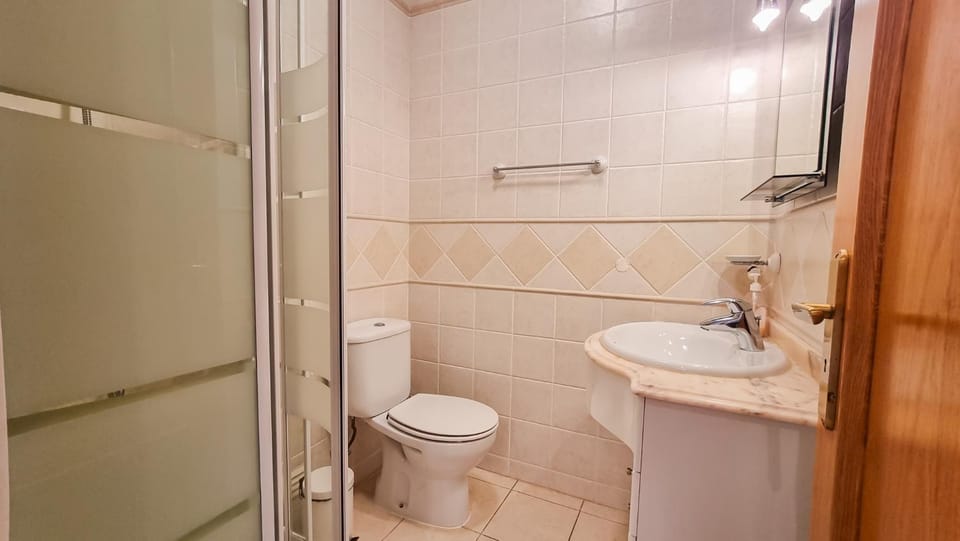 Bathroom, Living room