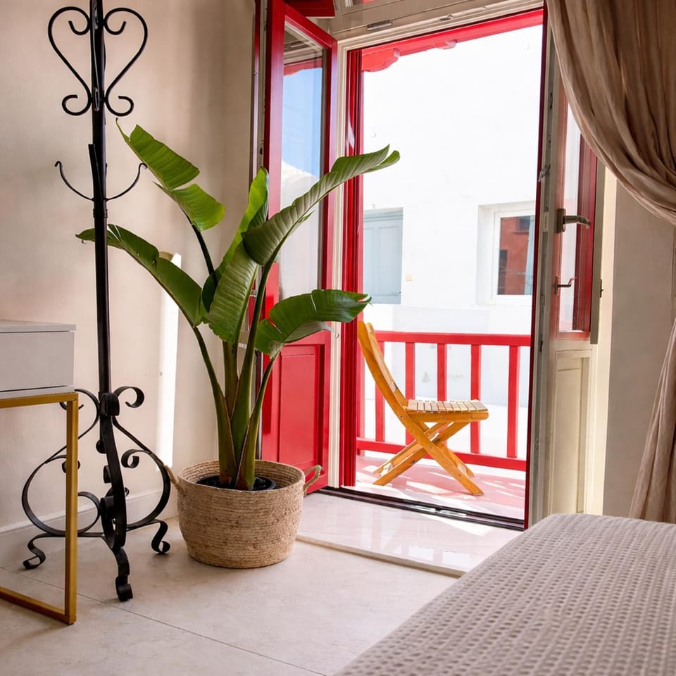 View (from property/room), Balcony/Terrace, Photo of the whole room, Bedroom