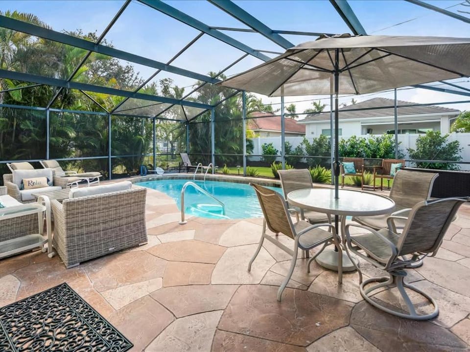 Walk to Beach Family Pool Home in Naples House in Naples Park