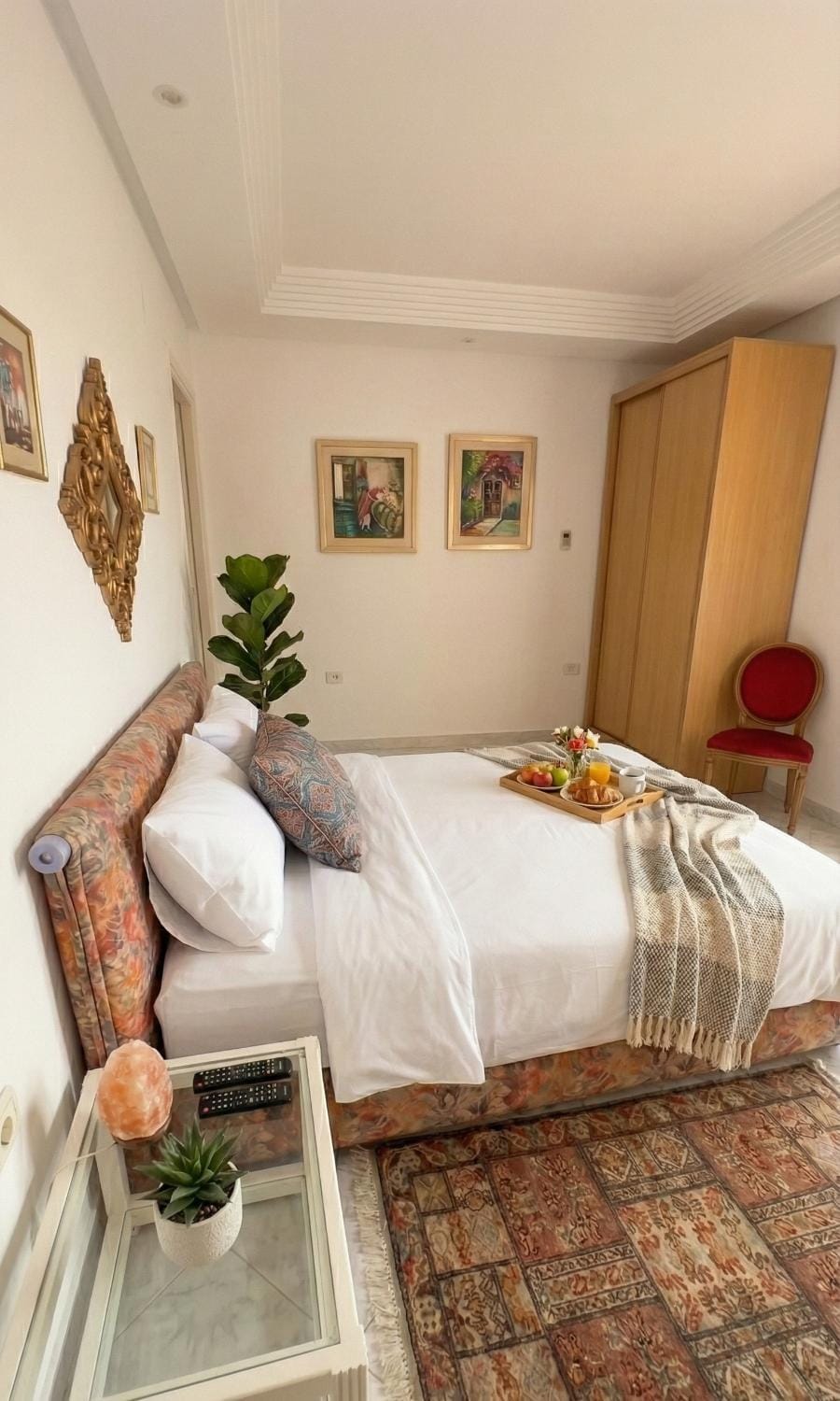 Bed, Photo of the whole room, Bedroom, wardrobe