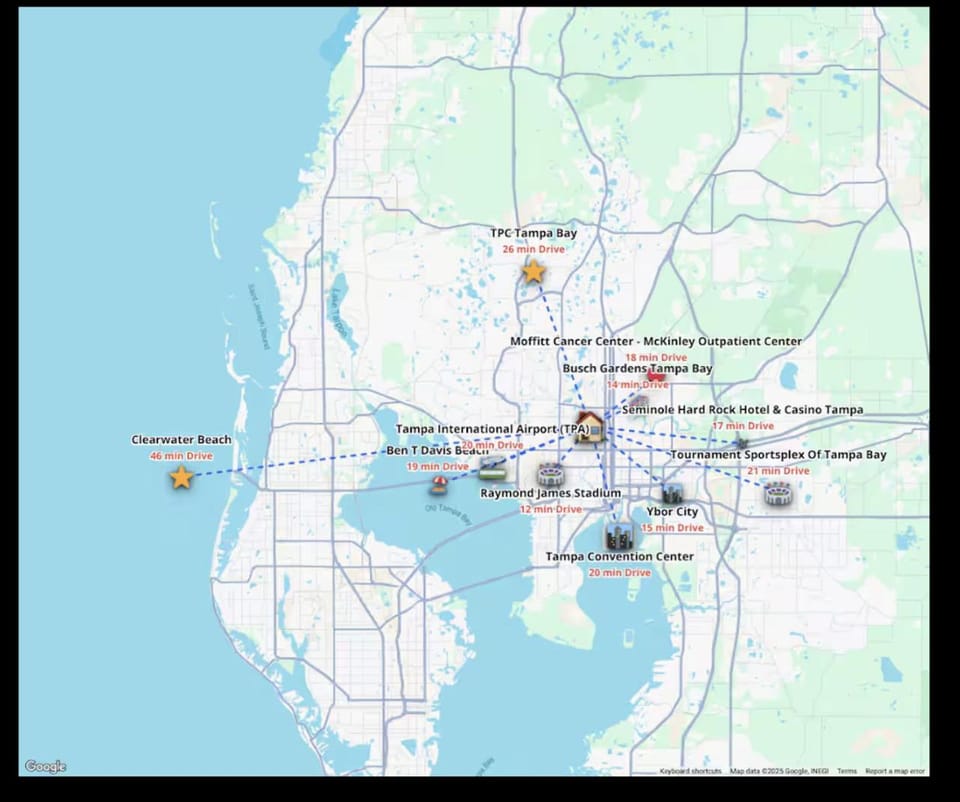 Nearby landmark, Neighbourhood, Text overlay, Location