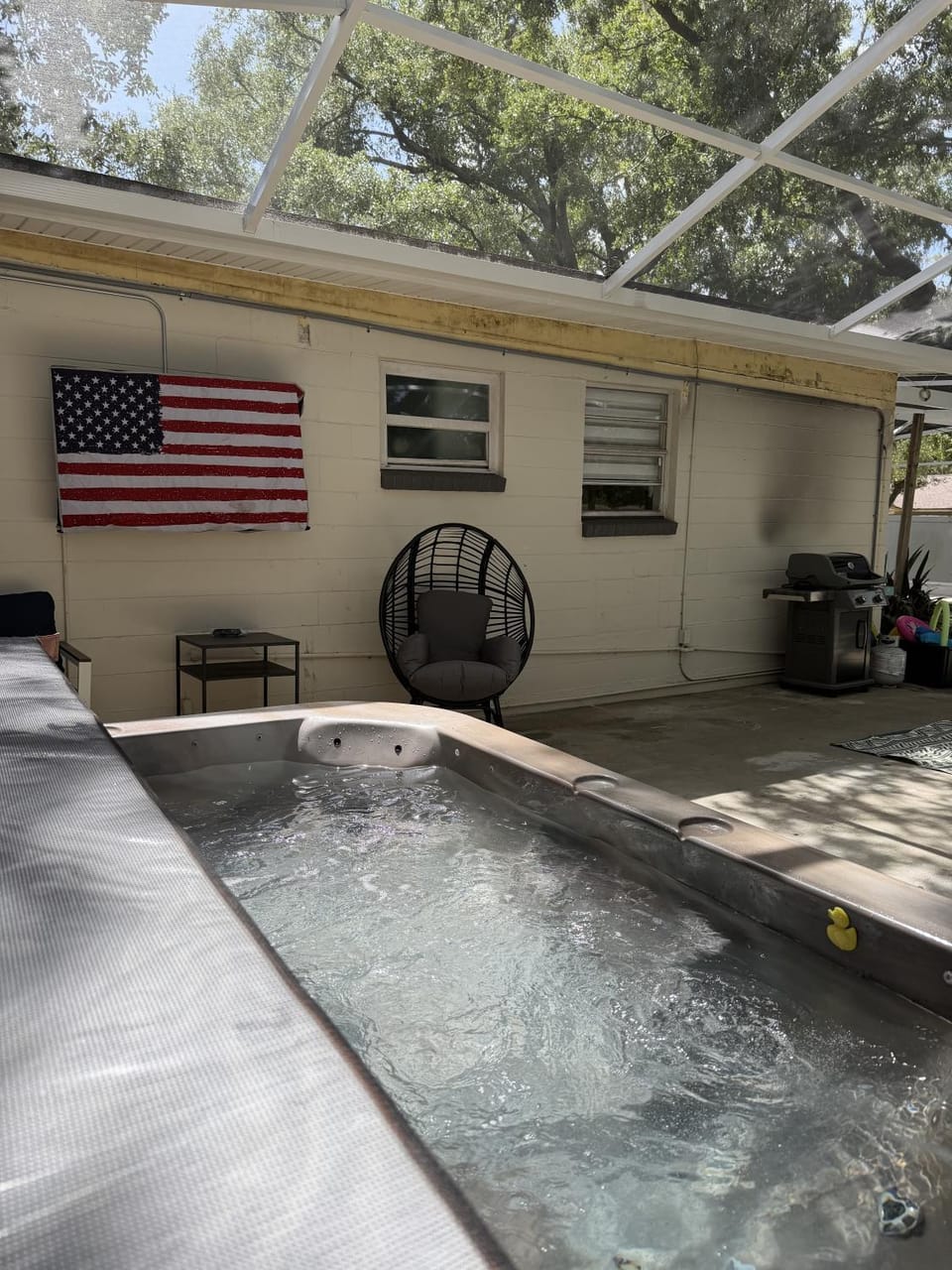 Patio, Hot Tub, View (from property/room), Seating area