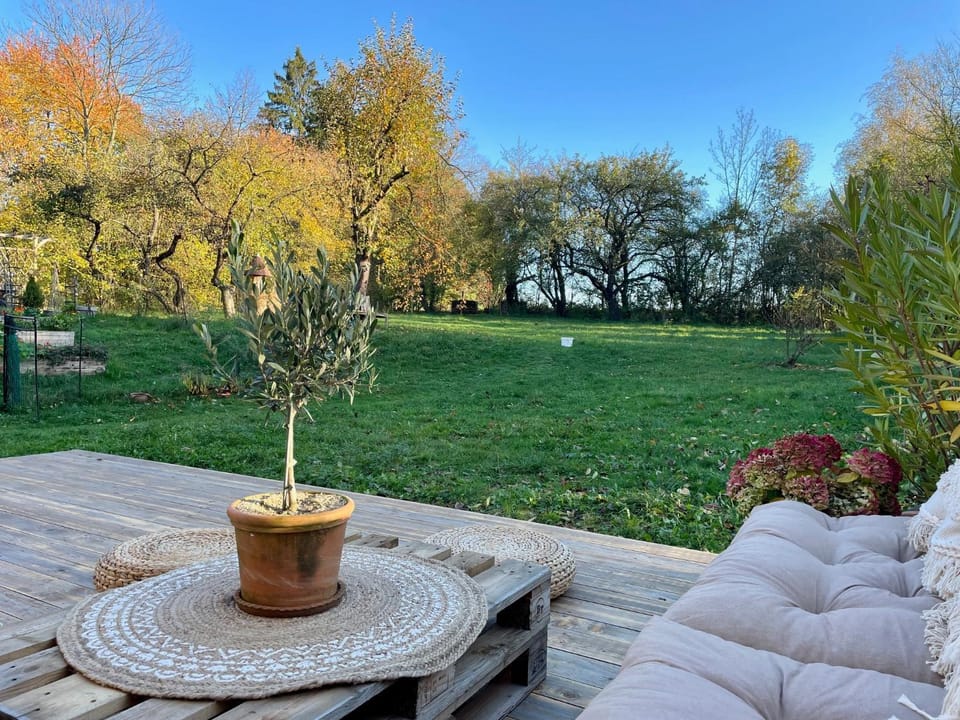 Garden, Seating area, Garden view