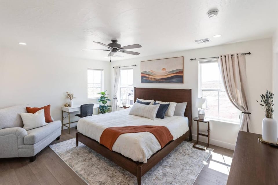 Bed, Bedroom