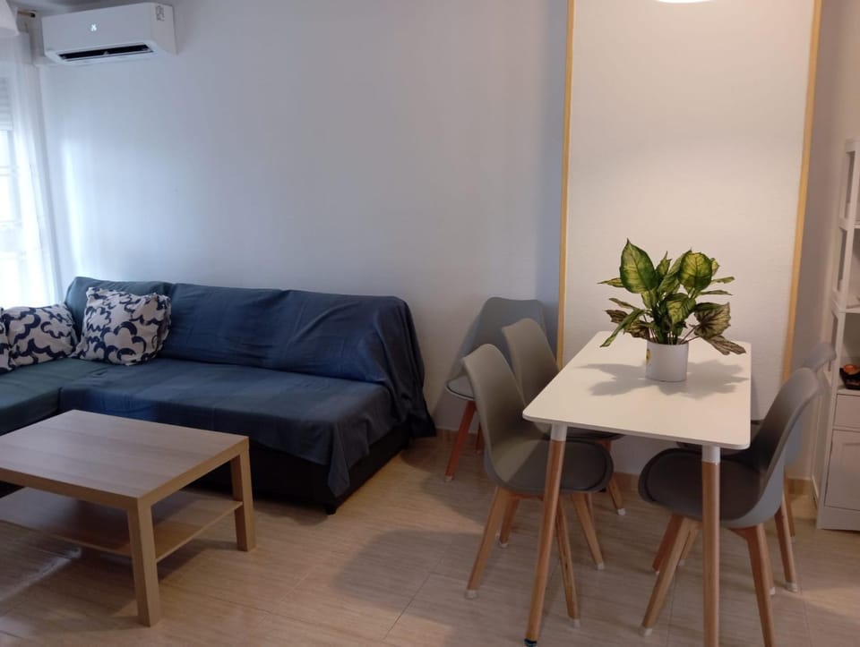 Living room, Dining area, air conditioner