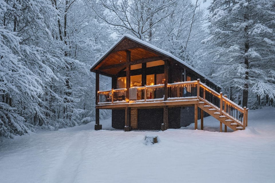 Property building, Day, Winter