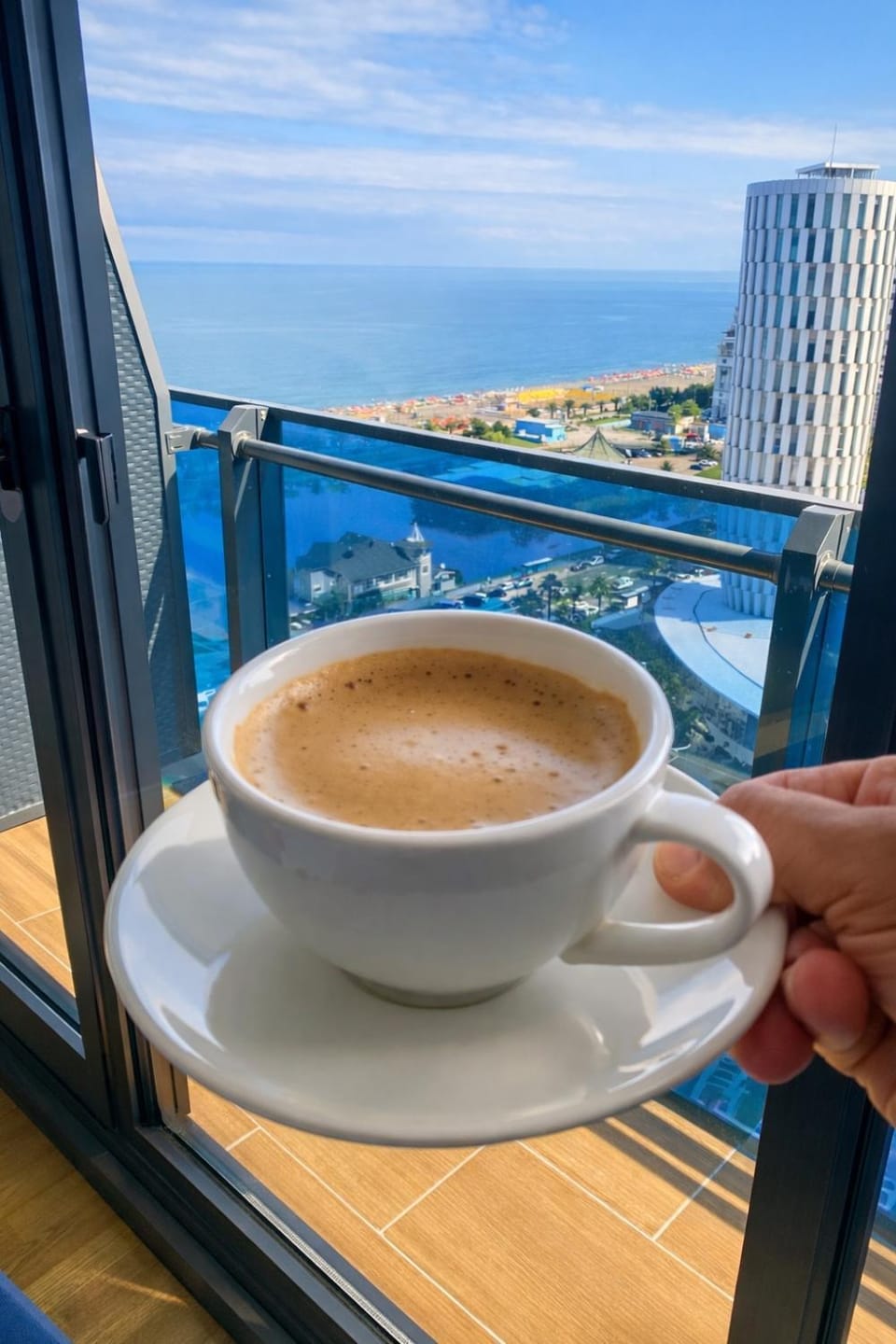 Day, Coffee/tea facilities, View (from property/room), Balcony/Terrace, Sea view