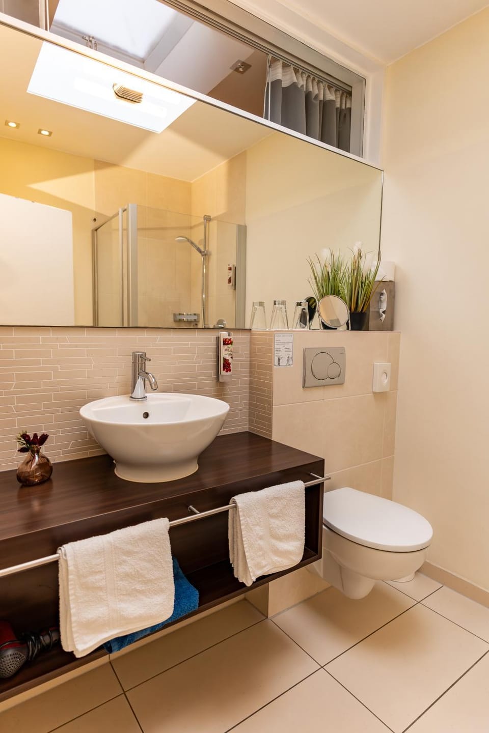 Shower, Toilet, Bathroom, towels