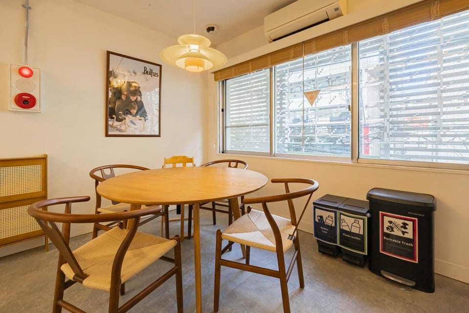 Dining area, air conditioner
