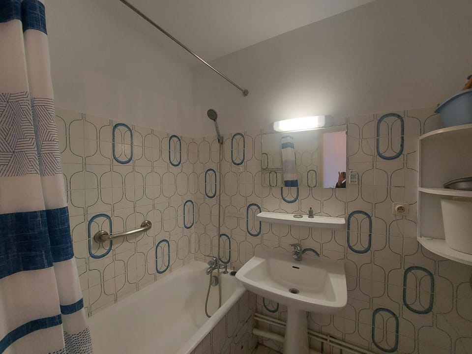 Appartement 3 pièces en bord de mer, terrasse, animaux admis, parking Apartment in Argeles-sur-Mer