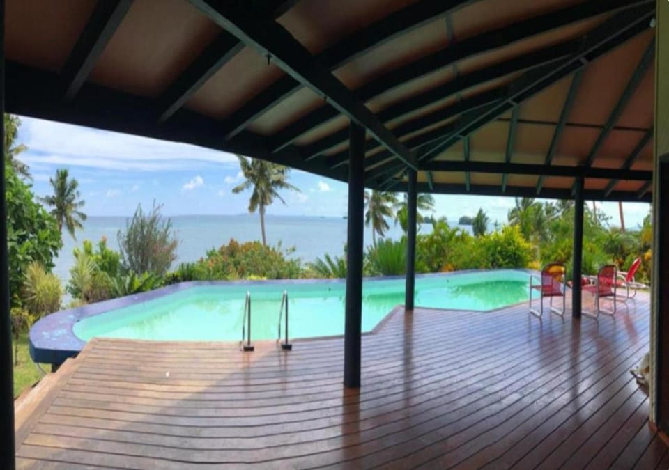 View (from property/room), Pool view, Sea view, Swimming pool
