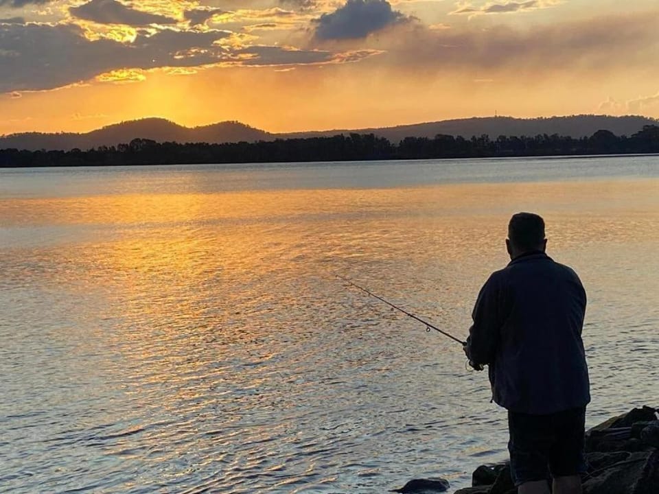 Fishing, River view