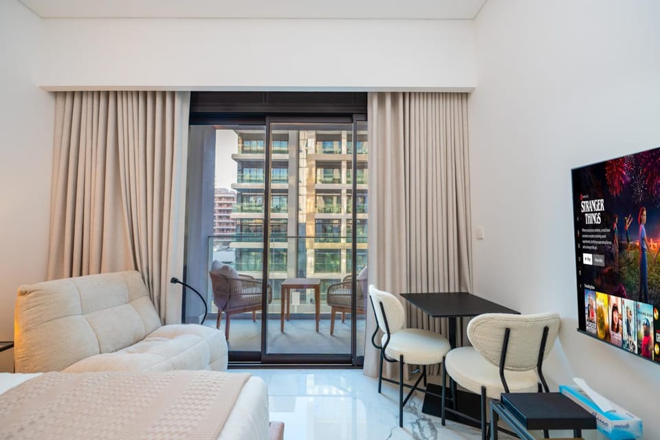 Modern Std Near Burj Khalifa with Pool and City Views Apartment in Dubai