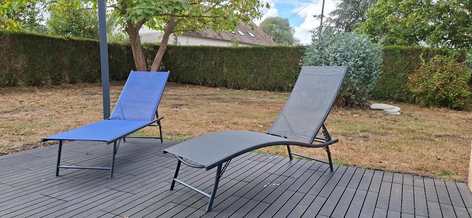 Spring, Day, Garden, Garden view, sunbed