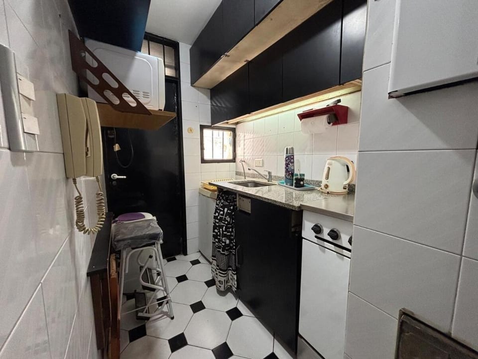 Kitchen or kitchenette, oven, stove