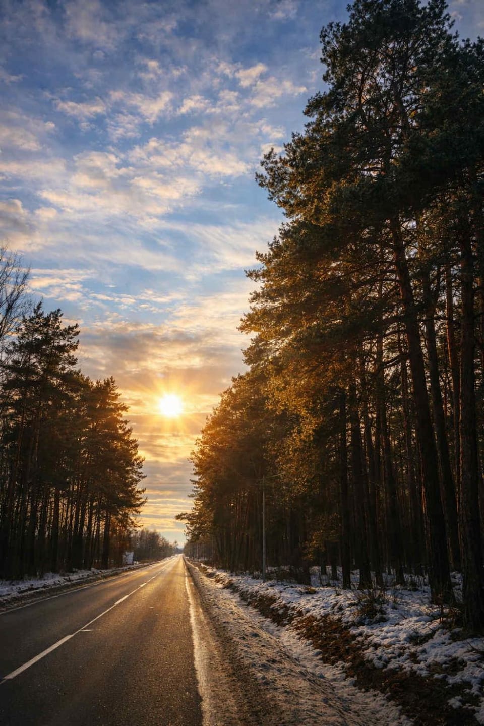 Day, Neighbourhood, Natural landscape, Winter, Sunrise, Sunset
