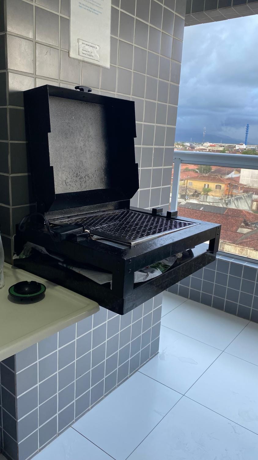 Apartamento dois quartos na Praia Grande - frente ao mar Apartment in State of São Paulo