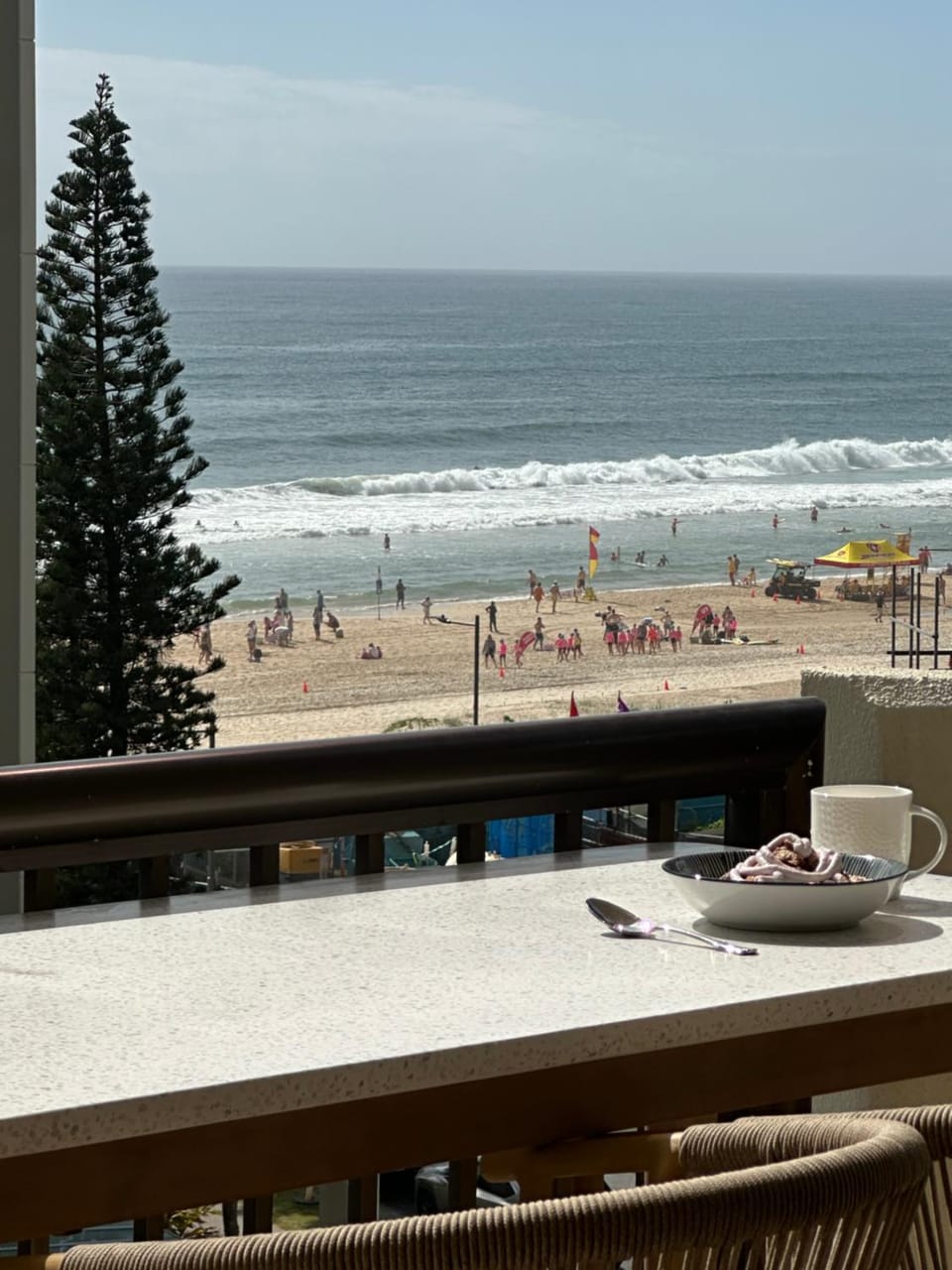 Nearby landmark, Day, Natural landscape, View (from property/room), Balcony/Terrace, Balcony/Terrace, Dining area, Beach, Beach, Sea view