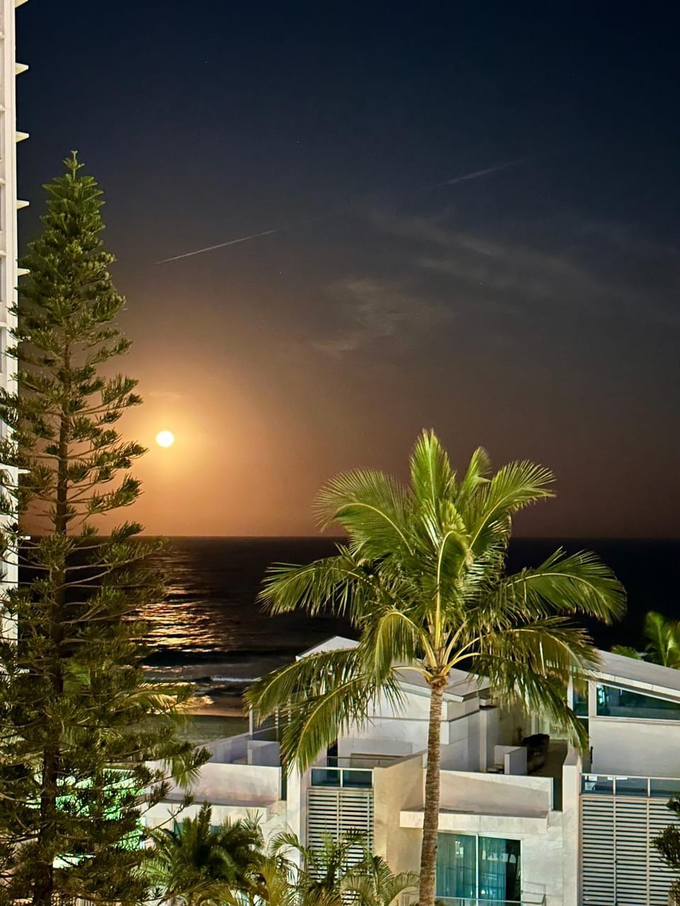 Night, Natural landscape, Sea view