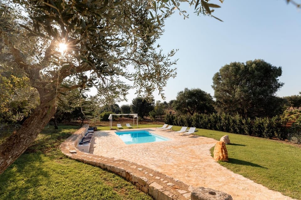 Property building, Living room, Swimming pool
