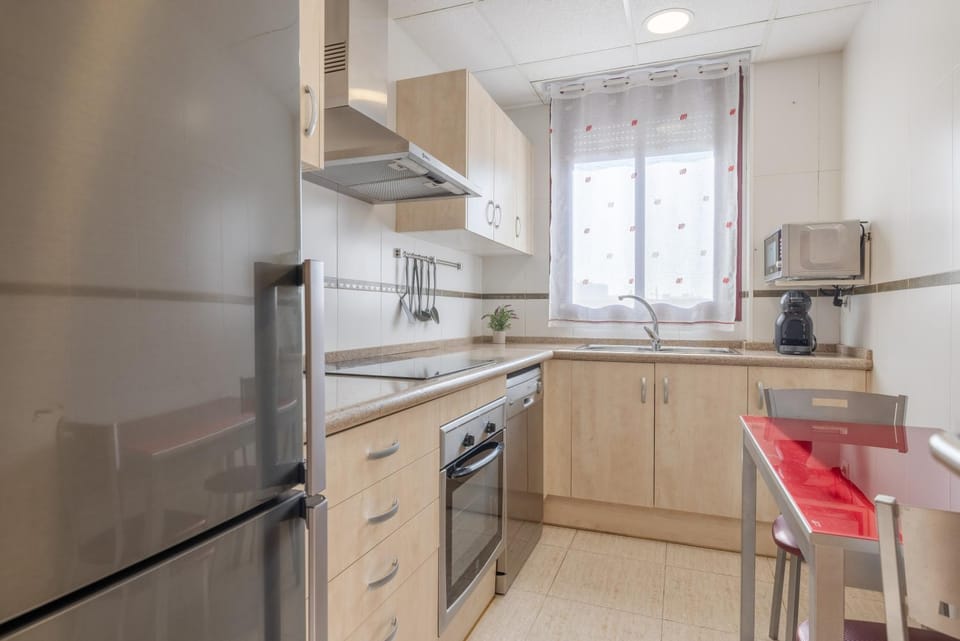 Kitchen or kitchenette, Living room