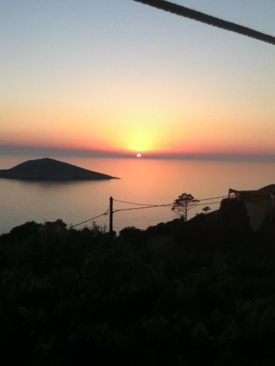 Mountain view, Sea view, Sunset