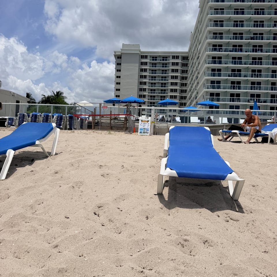Direct ocean view condo with private balcony pool beach access Wi-Fi and amazing sunrise views Perfect for a relaxing vacation by the ocean Apartment hotel in Sunny Isles Beach