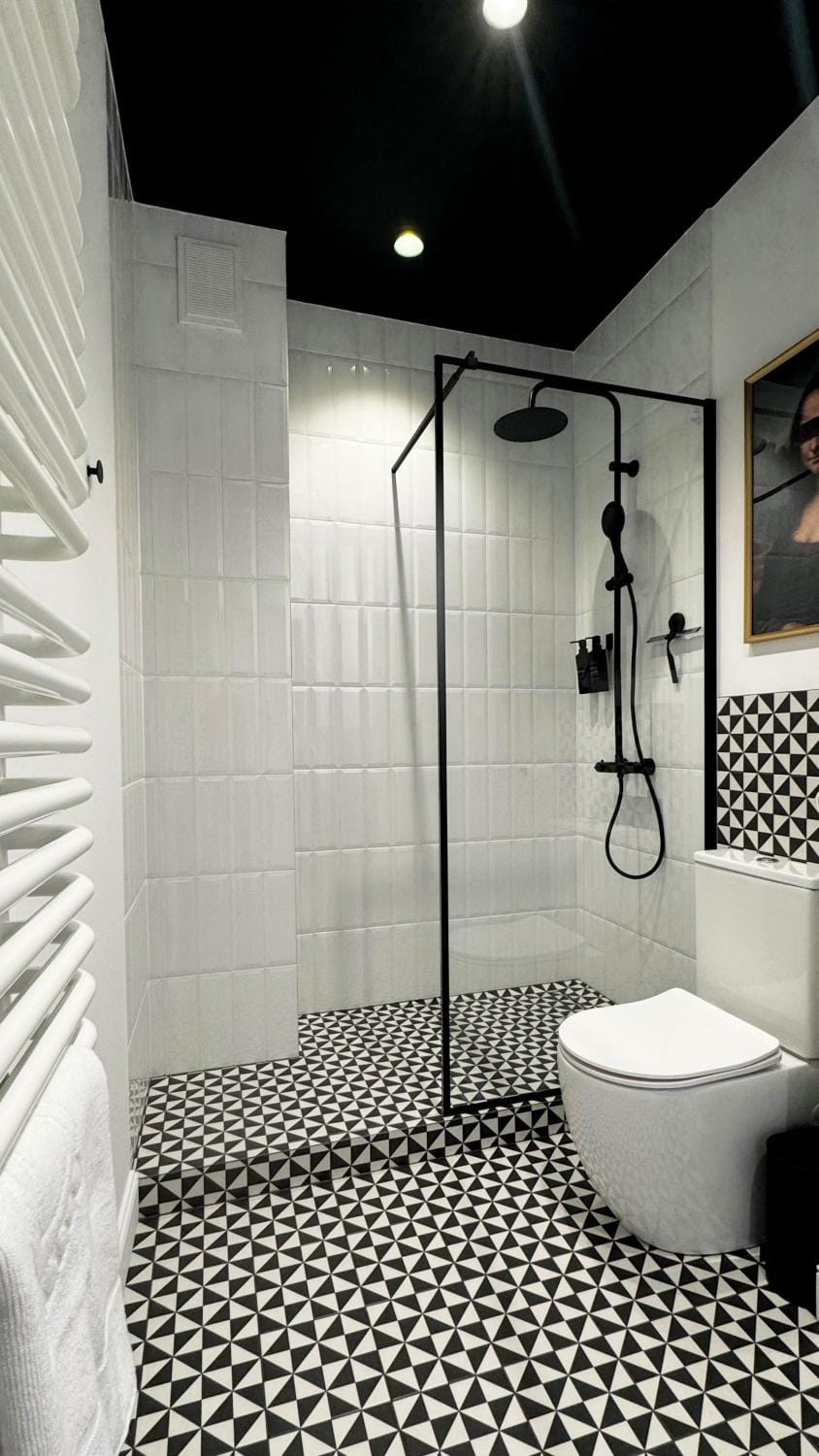 Shower, Toilet, Bathroom, Decorative detail, Decorative detail