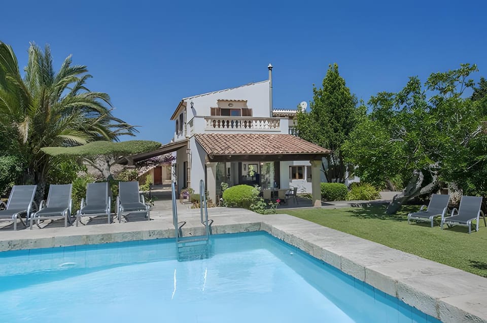 Property building, Living room, Swimming pool