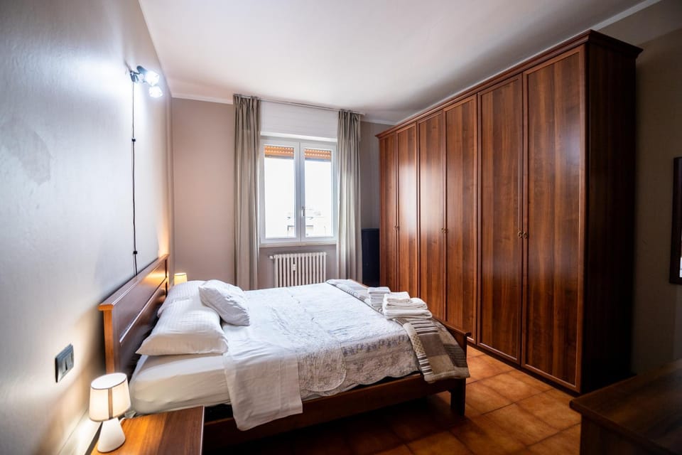 Bed, Photo of the whole room, Bedroom, towels, wardrobe