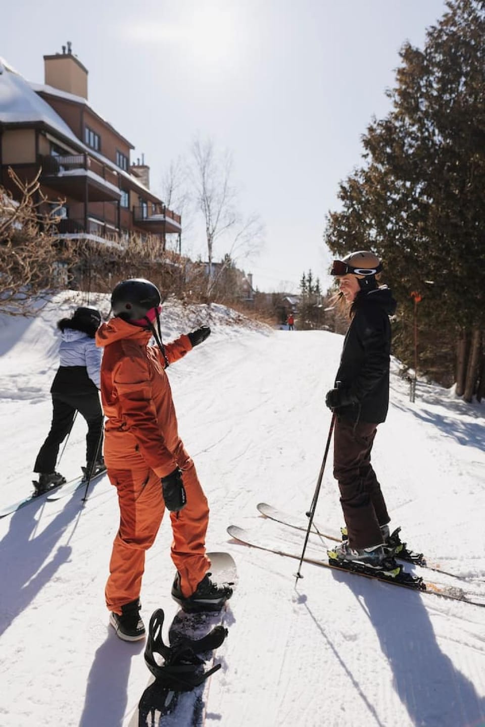 Lake view - Ski In-Out Apartment in Mont-Tremblant