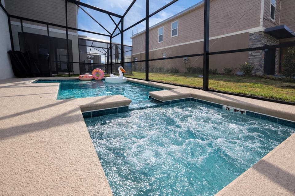 High End 7 Beds Reunion Resort Home Pool Hot Tub Near Disney House in Four Corners