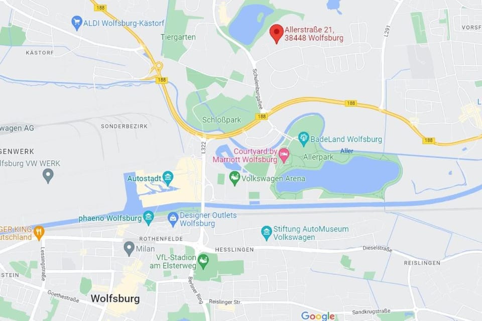 Schoene, neu renovierte Eigentumswohnung am Schloss Wolfsburg Apartment in Wolfsburg
