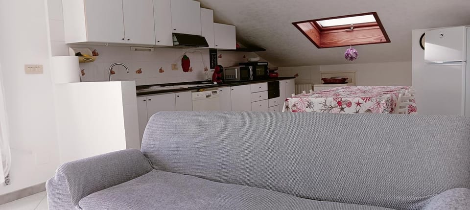 Kitchen or kitchenette, Living room, Dining area