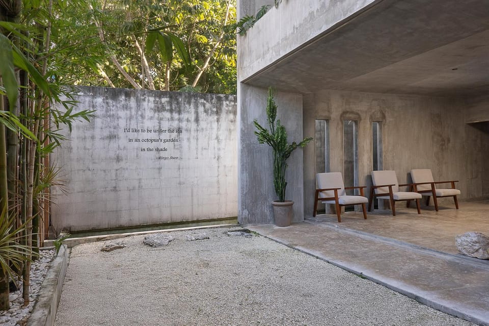 Property building, Patio