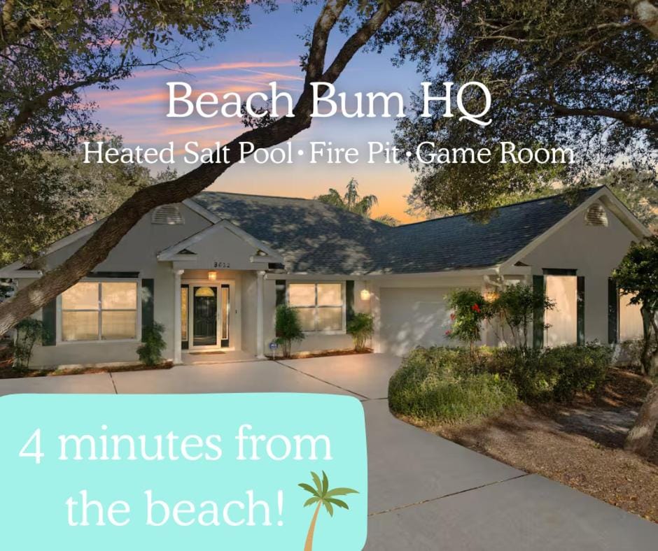 Patio, Facade/entrance, Night, Game Room, Beach, Swimming pool, Parking
