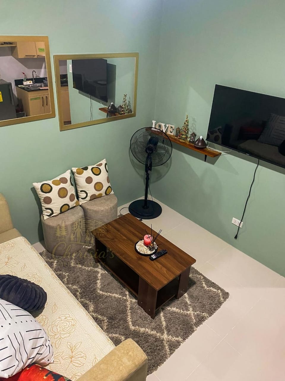Refreshing 1BR Hideaway with Open-Air Balcony Apartment in Baguio