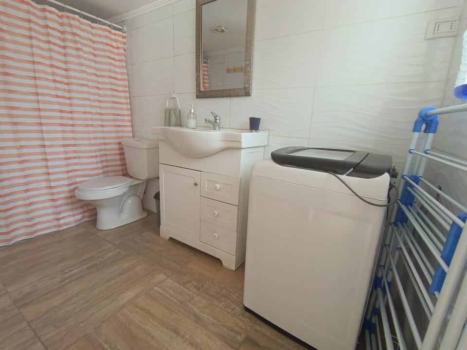 Bathroom, washing machine