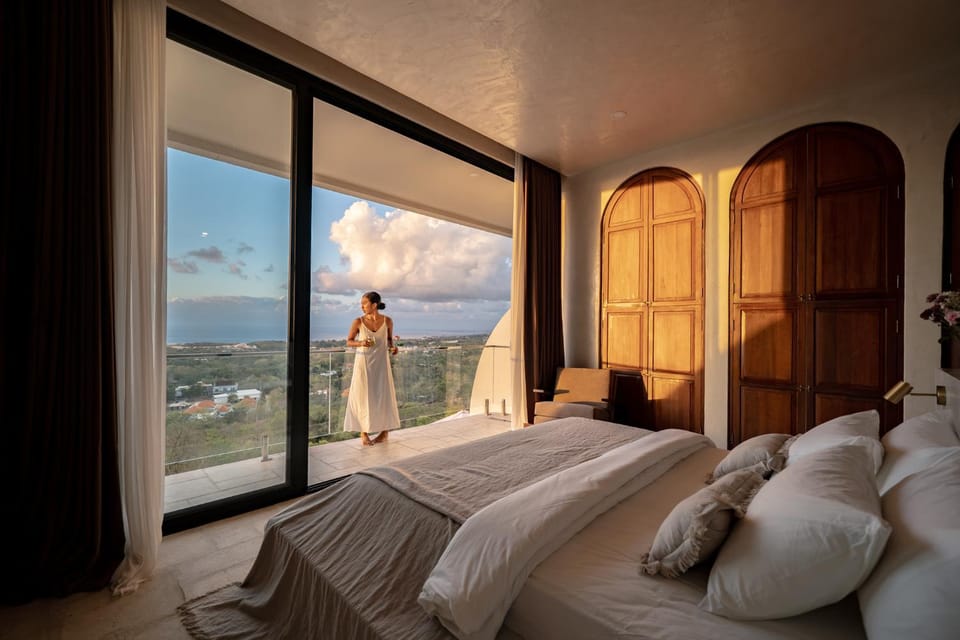 Bed, Photo of the whole room, Bedroom, Sea view