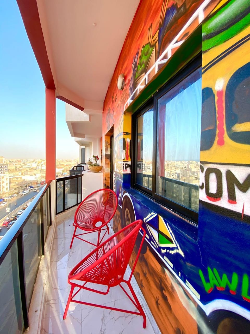 Afro-Chic 2B Apt with BEST Ocean View in Senegal! Apartment in Dakar