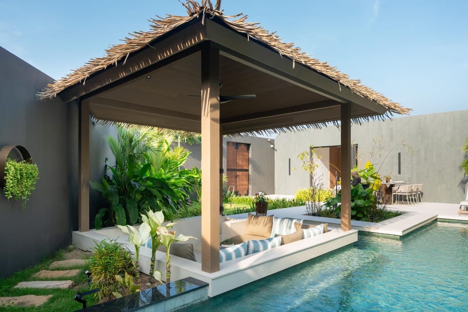 Patio, Day, Seating area, Pool view, Swimming pool, Swimming pool