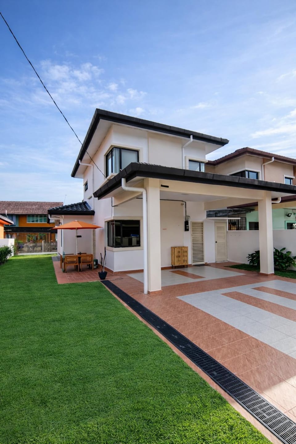 Property building, Garden view