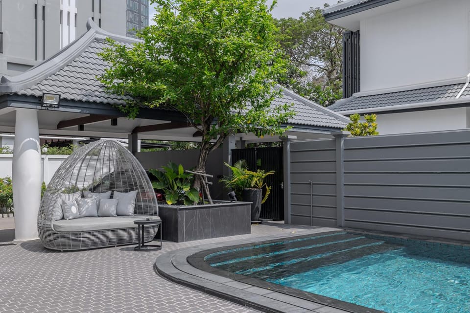Garden, Balcony/Terrace, Swimming pool