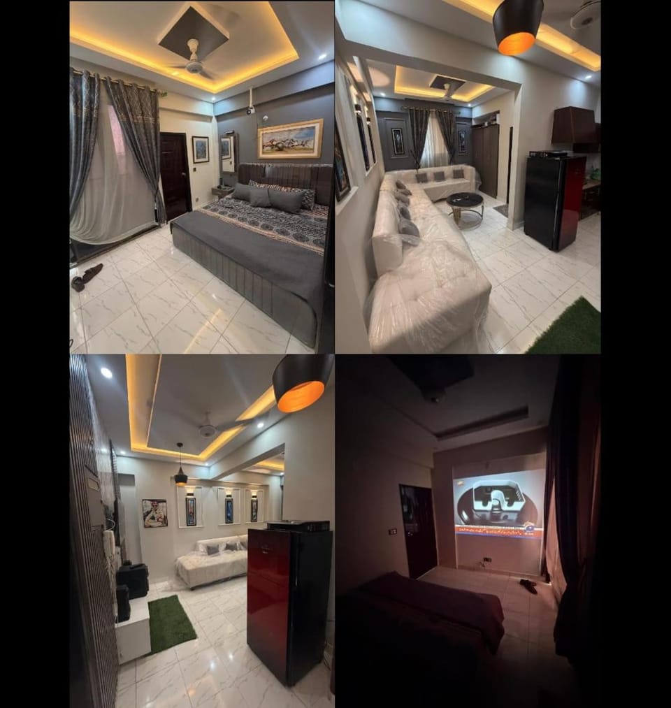 Modern 2-Bed W-lounge & 2 baths "DHA phase 6 KHI" Apartment in Karachi