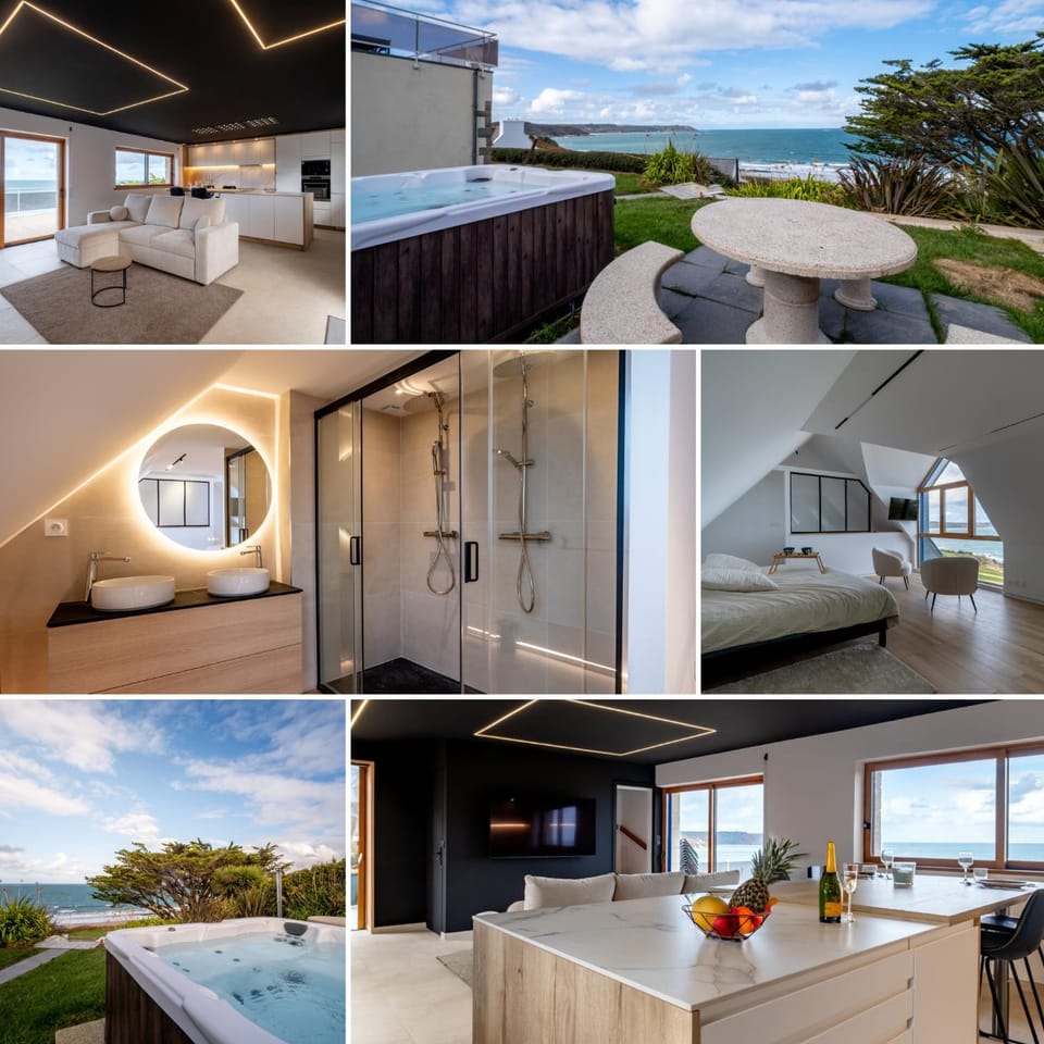 Bathroom, Living room, Spa and wellness centre/facilities, Beach, Bedroom, Sea view, kitchen