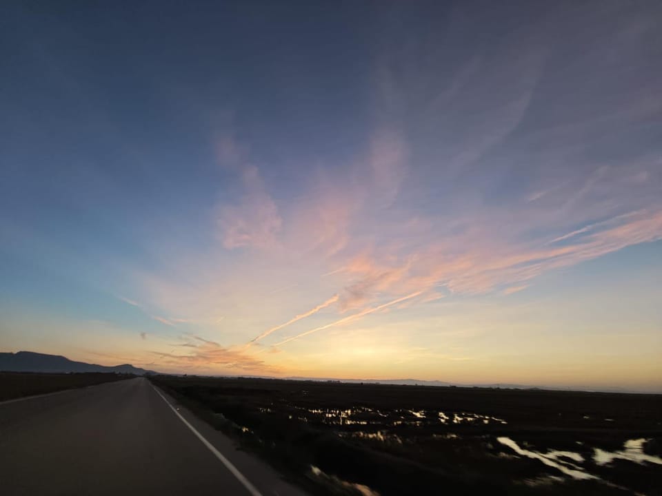 Natural landscape, Sunset