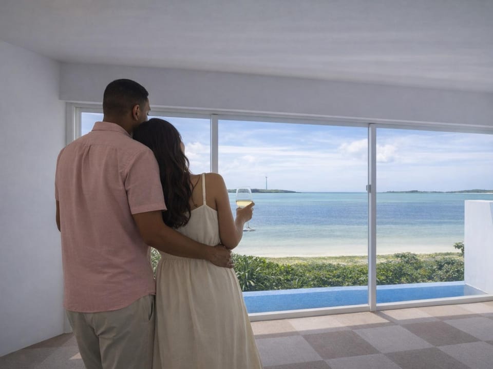 Living room, Sea view