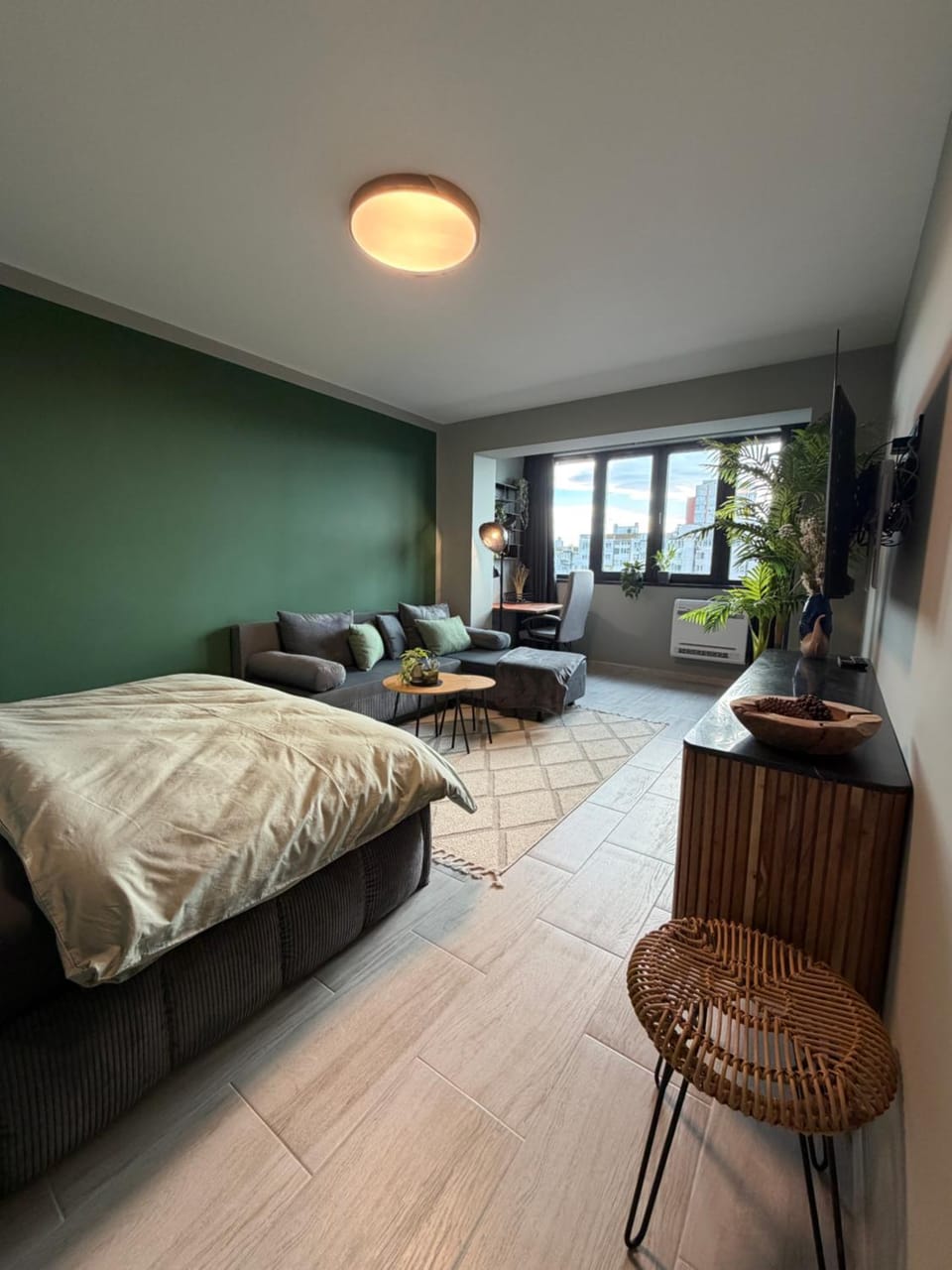 Living room, Bedroom