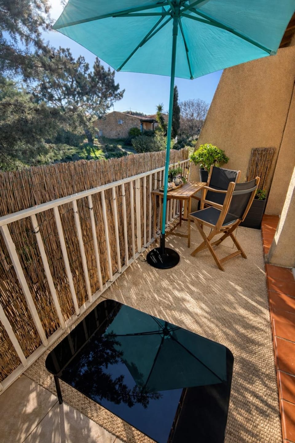 Balcony/Terrace, Dining area, Garden view